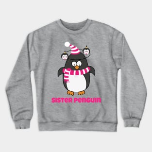 Christmas Penguin Pajama Costume Sister Penguin Shirt Tee T-Shirt Crewneck Sweatshirt